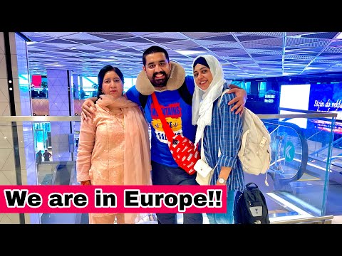 We are in Europe !! First Impressions of Mini Europe !! Family Travel Vlog [Video]